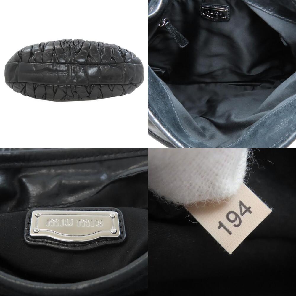 Miu MIu Matelasse Handbag Leather - Picture 4 of 11